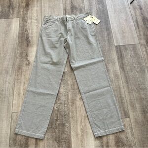 NWT TOMMY BAHAMA Brody Men’s Straight Wide leg pants Linen CTN actual 32/34”